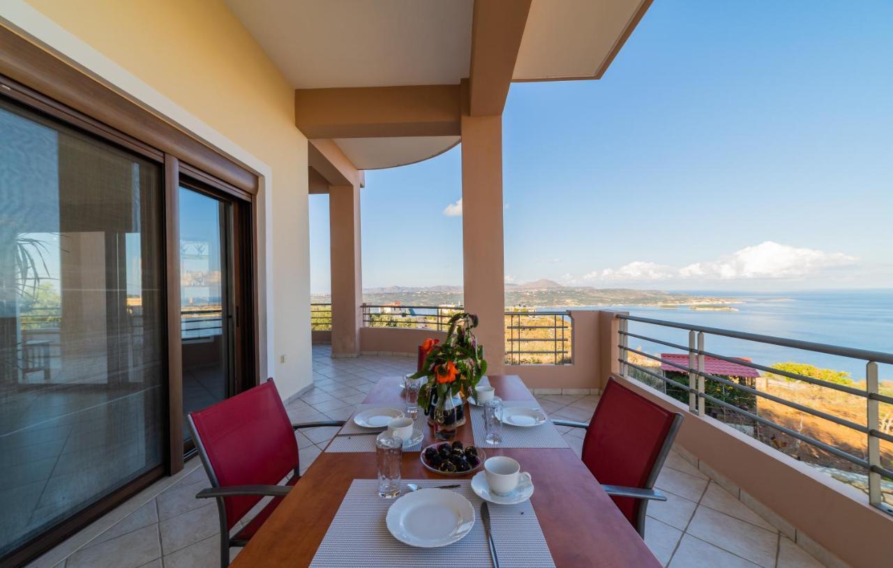 Deluxe Villa Kamba With Sea View Aptera Buitenkant foto