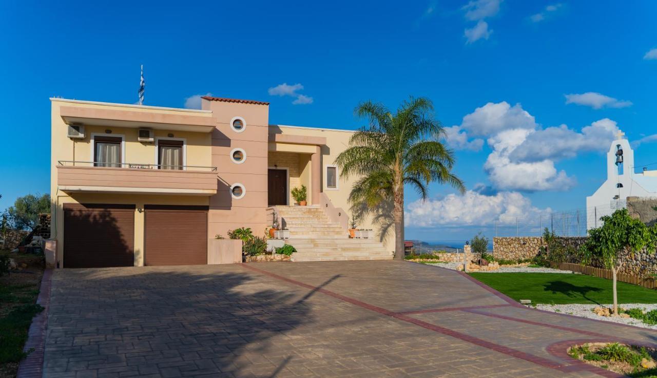 Deluxe Villa Kamba With Sea View Aptera Buitenkant foto