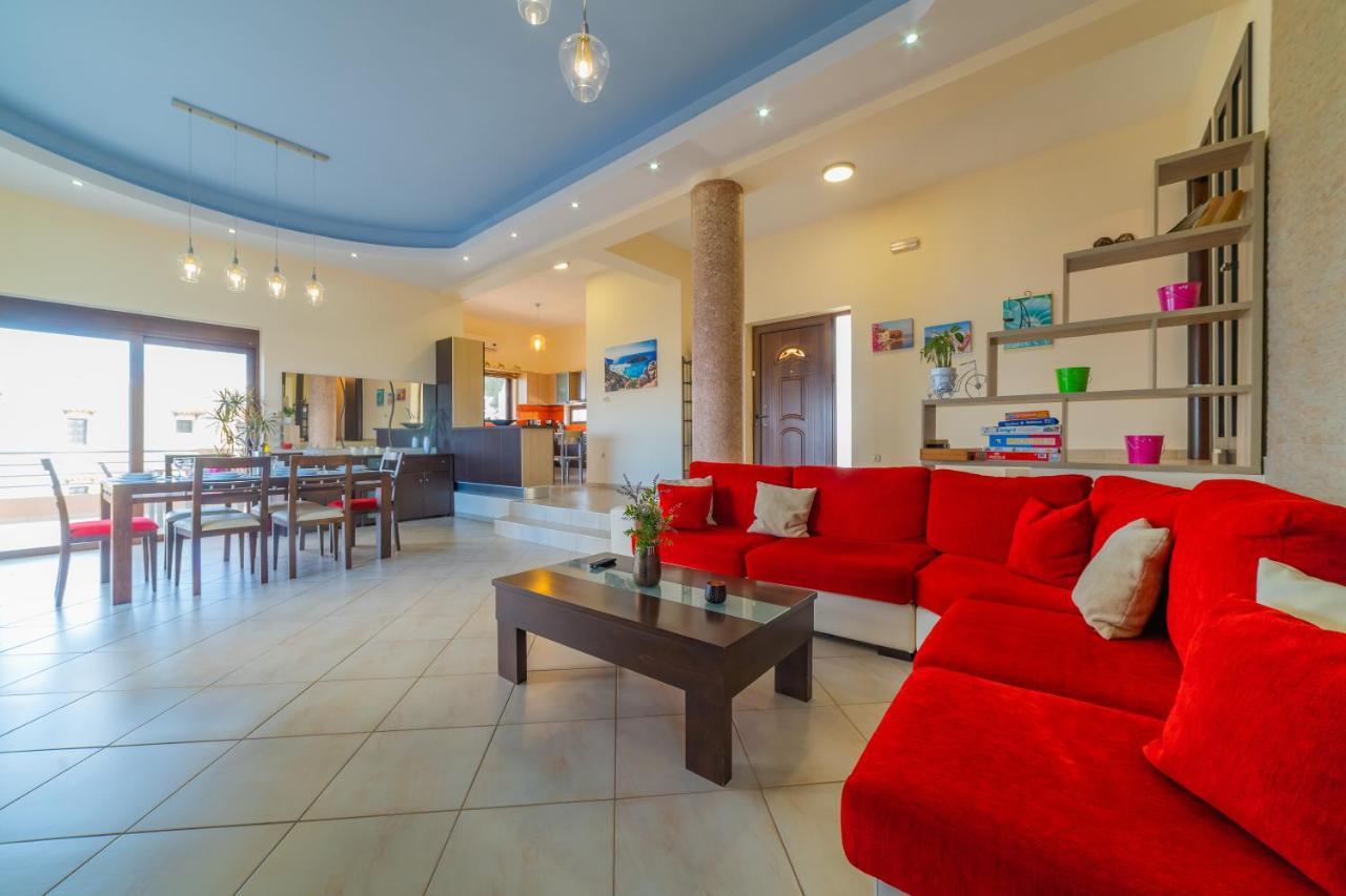 Deluxe Villa Kamba With Sea View Aptera Buitenkant foto